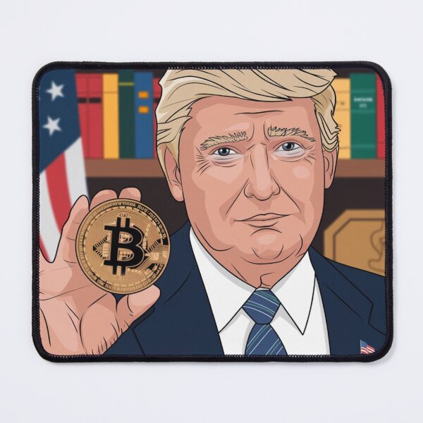Item preview, Trump Bitcoin designed and sold by NicolasGlowArt.