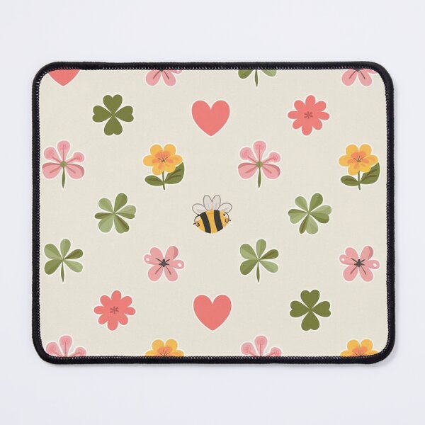 Item preview, Lucky Bee & Clover Pattern designed and sold by Furbulous Faces.