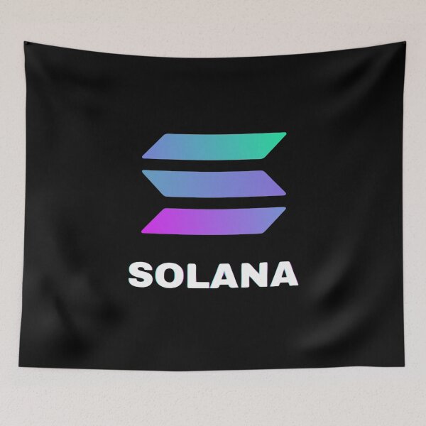 Item preview, Solana logo designed and sold by Never Stop Trading.