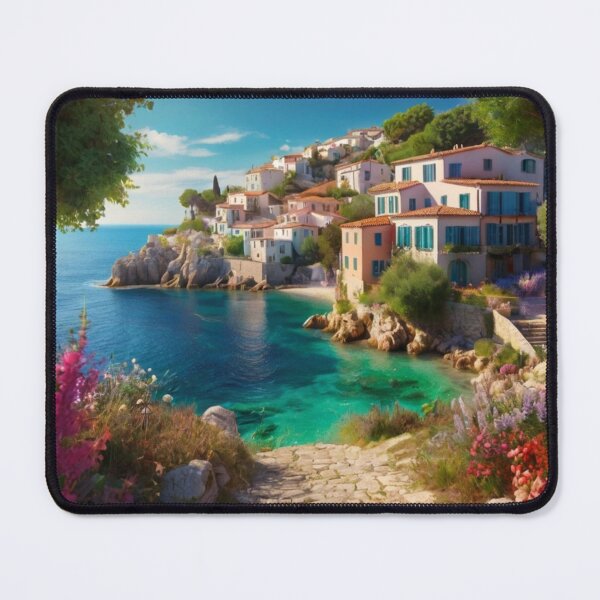 Item preview, Timeless Beauty: A Coastal Mediterranean Scene designed and sold by BlareBlare.