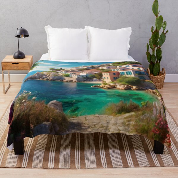 Item preview, Timeless Beauty: A Coastal Mediterranean Scene designed and sold by BlareBlare.