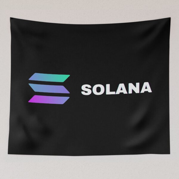 Item preview, Solana logo designed and sold by Never Stop Trading.