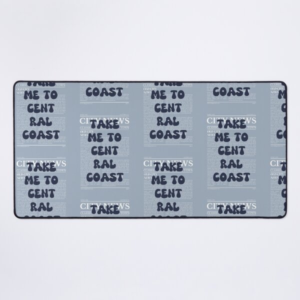 Item preview, "Take Me to Central Coast" – Australia, Elegant Newspaper-Style Design designed and sold by RM-Journey.