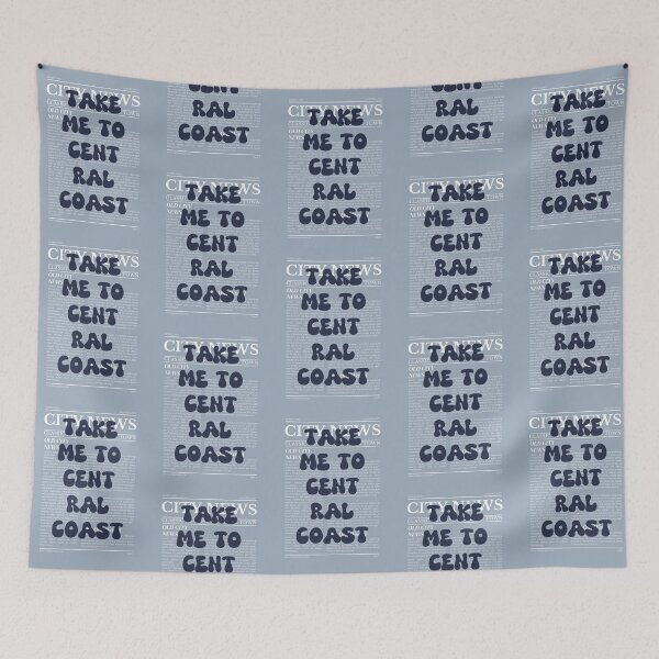 Item preview, "Take Me to Central Coast" – Australia, Elegant Newspaper-Style Design designed and sold by RM-Journey.