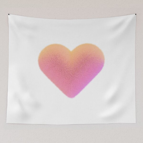 Item preview, Valentine's Day: Pink Wooly Heart of Love designed and sold by bobiora.