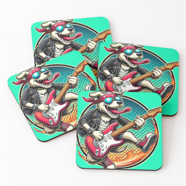 Item preview, Dog Rocking Out on Guitar designed and sold by Nauert's.