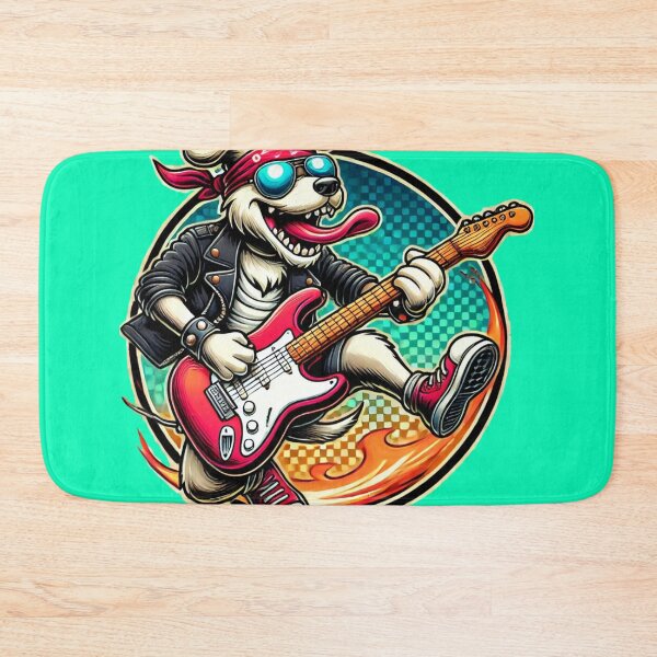 Item preview, Dog Rocking Out on Guitar designed and sold by Nauert's.