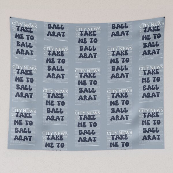 Item preview, "Take Me to Ballarat" – Australia, Elegant Newspaper-Style Design designed and sold by RM-Journey.
