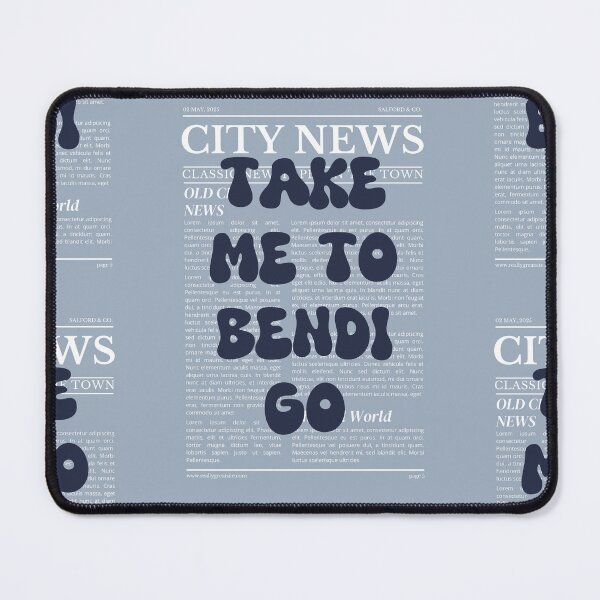 Item preview, "Take Me to Bendigo" – Australia, Elegant Newspaper-Style Design designed and sold by RM-Journey.