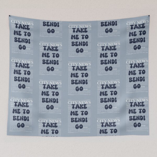 Item preview, "Take Me to Bendigo" – Australia, Elegant Newspaper-Style Design designed and sold by RM-Journey.