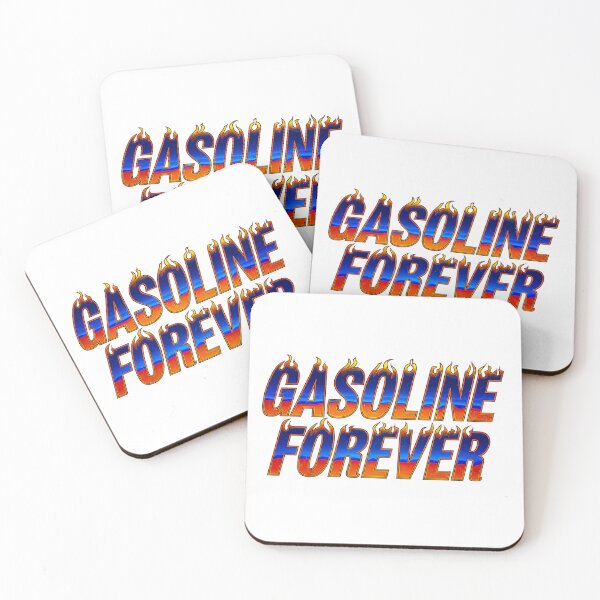 Item preview, Gasoline Forever Flaming Retro Style Garage Lovers  designed and sold by Amanda's Factory.
