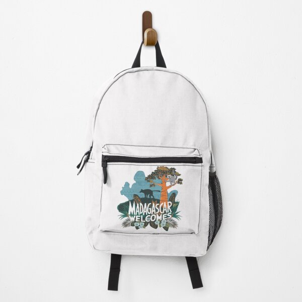 Item preview, Madagascar Welcomes Flag Map Lemurs, baobabs, Tsingy designed and sold by AnimalsDH305.