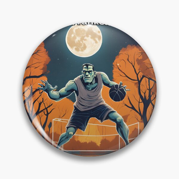 Item preview, Fast Frankenstein - Moonlight Ballers Club, Monster Basketbal designed and sold by FroggyFly Designs.