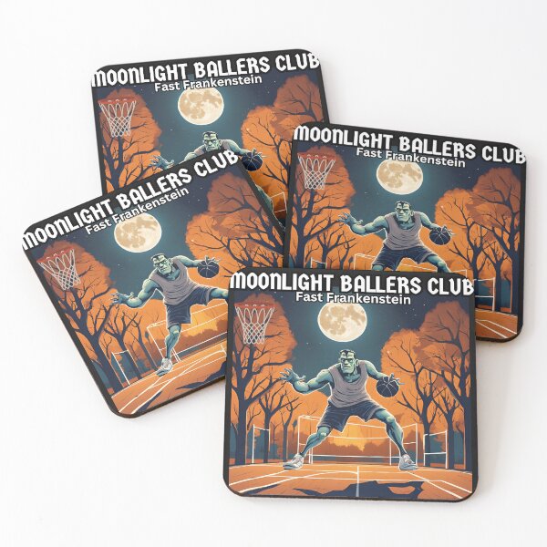 Item preview, Fast Frankenstein - Moonlight Ballers Club, Monster Basketbal designed and sold by FroggyFly Designs.