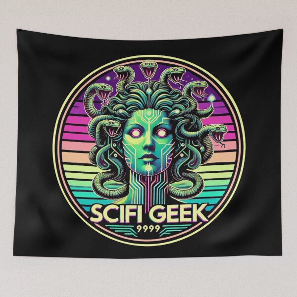 Item preview, SciFi Geek - Medusa 9999 - Science Fiction Fan designed and sold by Random-Reality.
