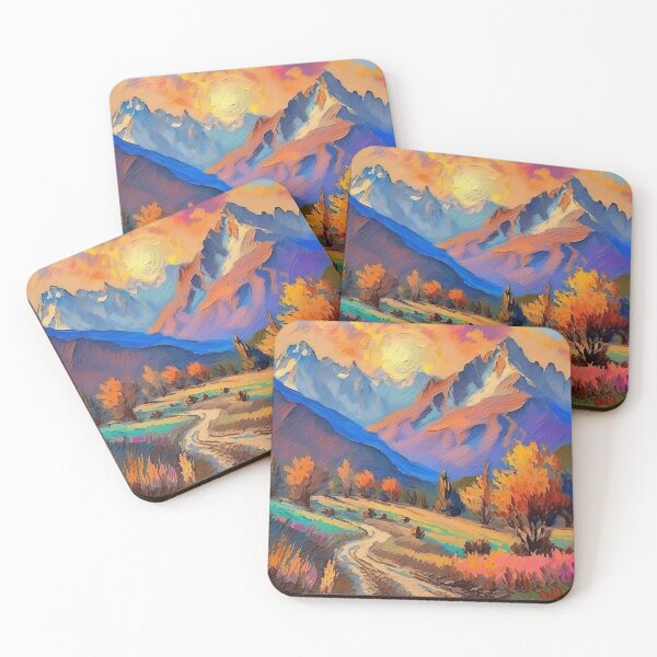 Item preview, Vintage Impressionist Landscape: Mountain Path in Late Summer | Impressionism | Landscape Artwork designed and sold by UnhingedBird.