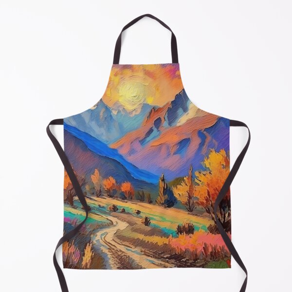 Item preview, Vintage Impressionist Landscape: Mountain Path in Late Summer | Impressionism | Landscape Artwork designed and sold by UnhingedBird.