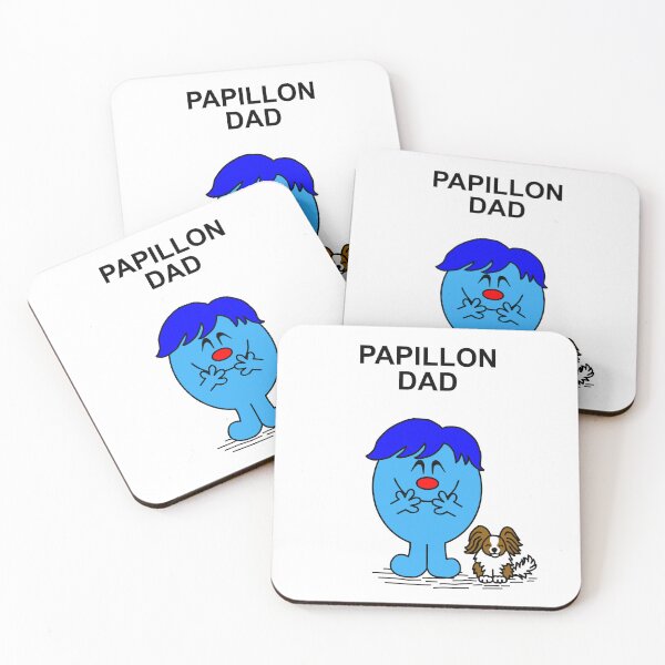 Item preview, Mr Men Papillon Dog Dad designed and sold by Scat the cat.