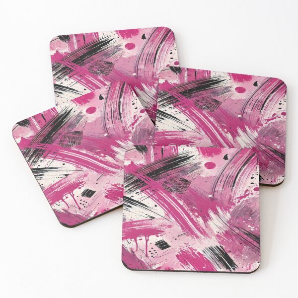 Item preview, Expressive Fuchsia Pink abstract art designed and sold by 0Mystica0.