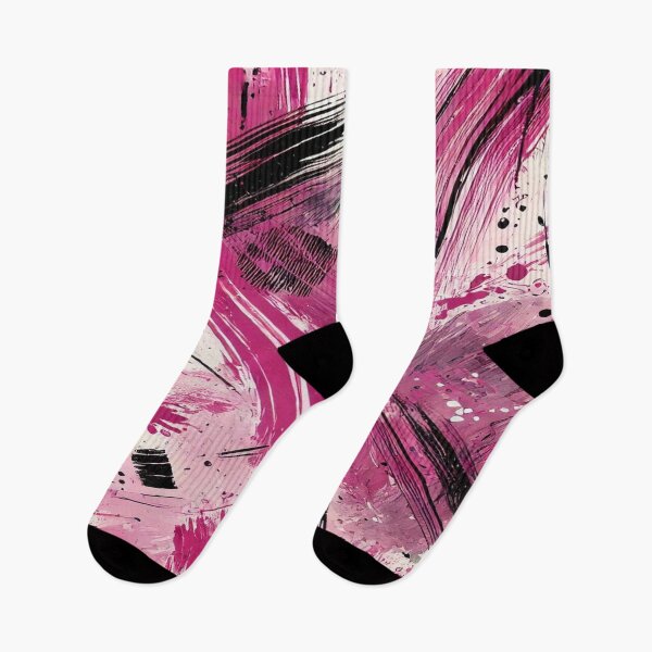 Item preview, Expressive Fuchsia Pink abstract art designed and sold by 0Mystica0.