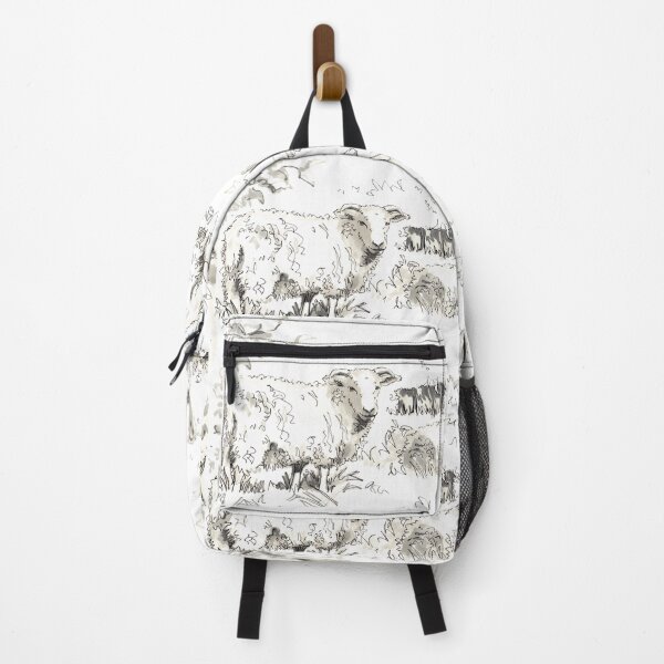 Item preview, Flock of sheep in orchard drawing designed and sold by MikeJory.