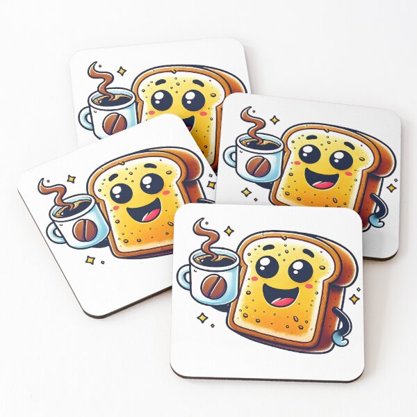 Item preview, Toast and Coffee – Funny Breakfast Design designed and sold by TabtisWorld.