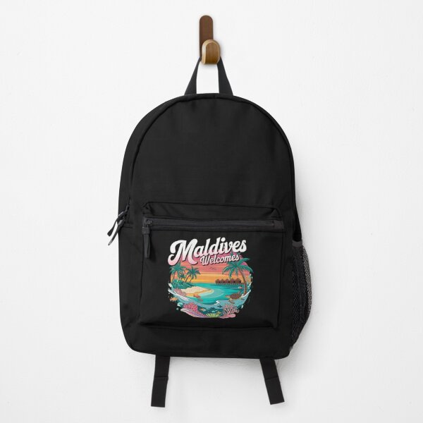 Item preview, Maldives Welcomes Flag Map Atolls, turquoise water designed and sold by AnimalsDH305.