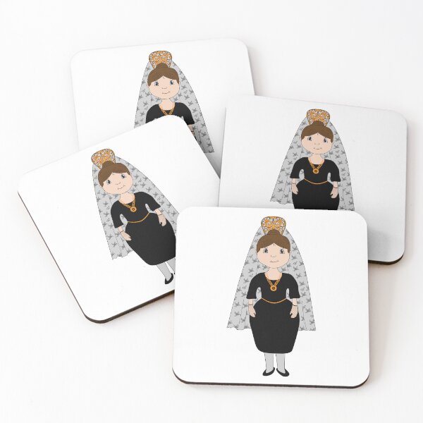 Item preview, The Manola of Holy Week dressed in a mantilla. designed and sold by Cartoon Spain.