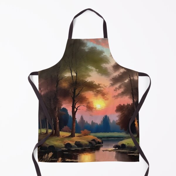 Item preview, Vintage Impressionist Landscape: Forest Lake in Spring | Impressionism | Landscape Artwork designed and sold by UnhingedBird.