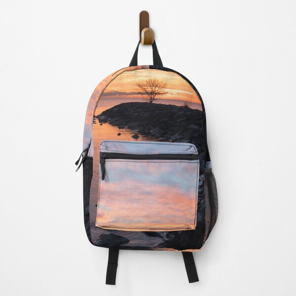 Item preview, Calm Peninsular Sunrise with Bare Branch Trees designed and sold by Georgia Mizuleva.