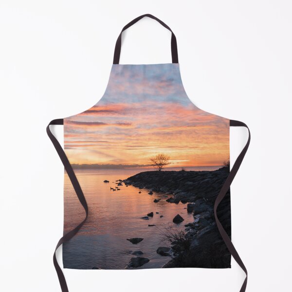 Item preview, Calm Peninsular Sunrise with Bare Branch Trees designed and sold by Georgia Mizuleva.