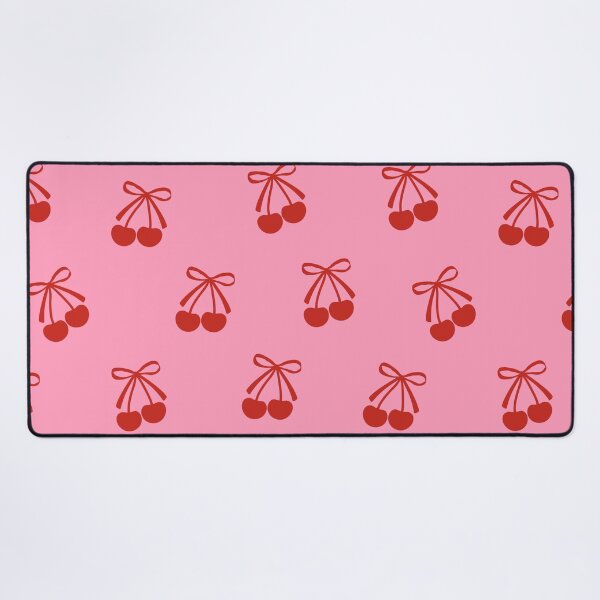 Item preview, Red cherries with bow. Pink and red. Cherry pack. designed and sold by CoCoArt-Ua.