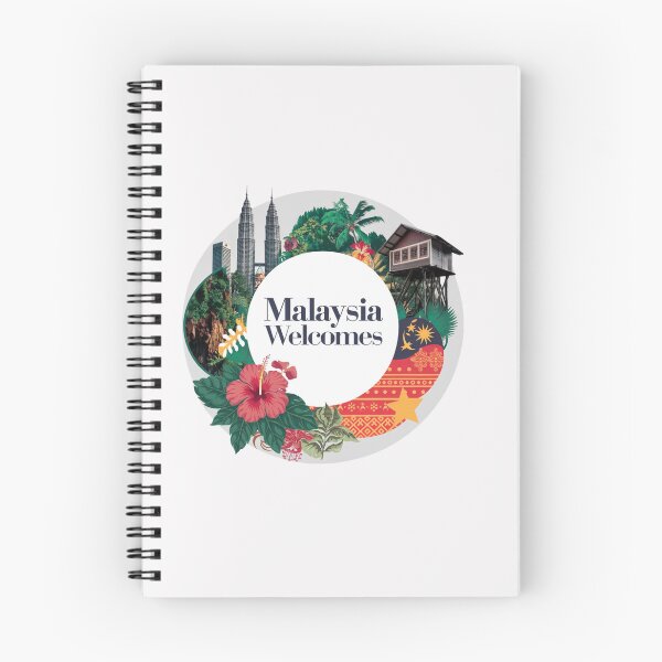 Item preview, Malaysia Welcomes Flag Map Kuala Lumpur, towers , Penang designed and sold by AnimalsDH305.