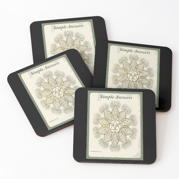 Item preview, Simple anwers card design designed and sold by designbywhacky.