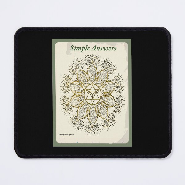Item preview, Simple anwers card design designed and sold by designbywhacky.