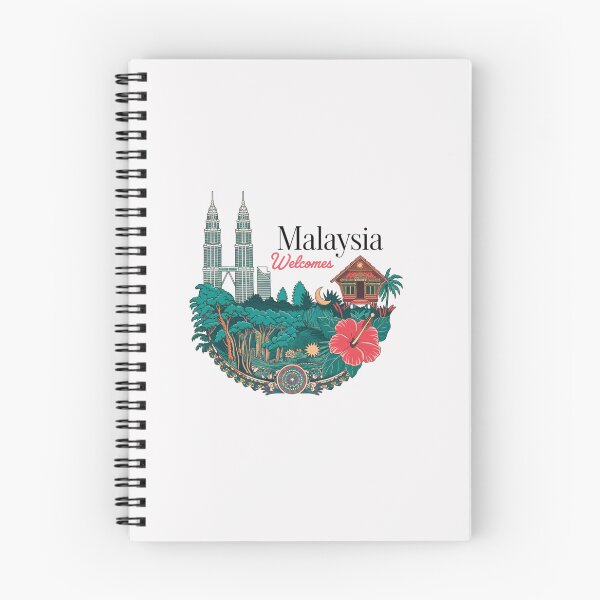 Item preview, Malaysia Welcomes Flag Map Kuala Lumpur, towers , Penang designed and sold by AnimalsDH305.