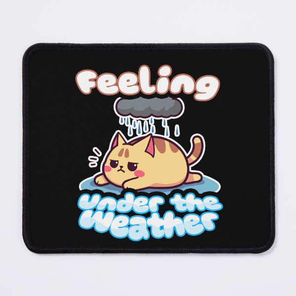 Item preview, Feeling under the weather Grumpy annoyed cat designed and sold by SleekVisuals.