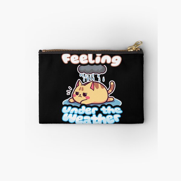 Item preview, Feeling under the weather Grumpy annoyed cat designed and sold by SleekVisuals.