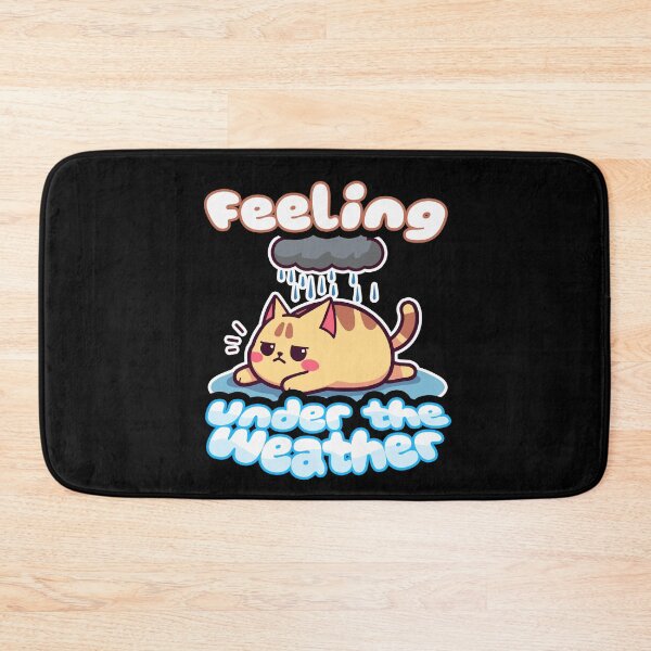 Item preview, Feeling under the weather Grumpy annoyed cat designed and sold by SleekVisuals.