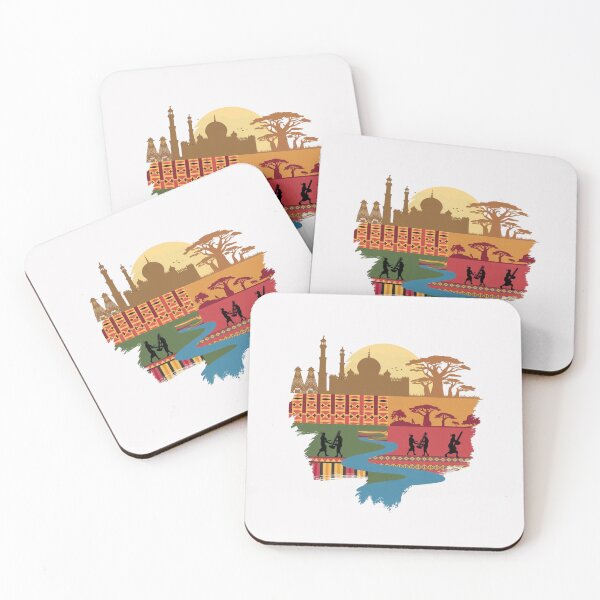 Item preview, Mali Welcomes Flag Map Timbuktu, Bamako, Niger River designed and sold by AnimalsDH305.