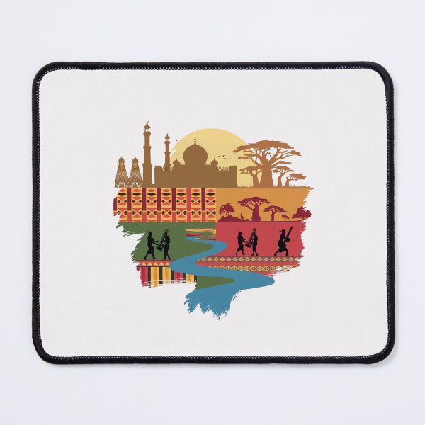 Item preview, Mali Welcomes Flag Map Timbuktu, Bamako, Niger River designed and sold by AnimalsDH305.