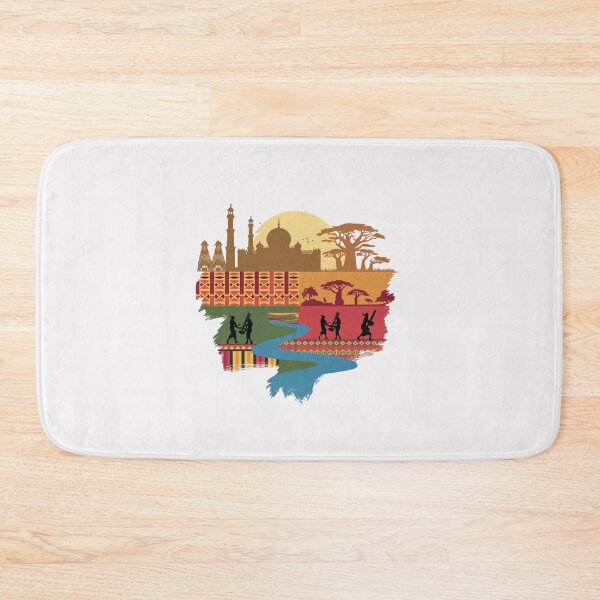 Item preview, Mali Welcomes Flag Map Timbuktu, Bamako, Niger River designed and sold by AnimalsDH305.