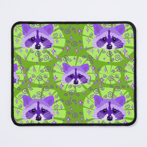 Item preview, racoon_purple and green designed and sold by NeonEye-Designs.