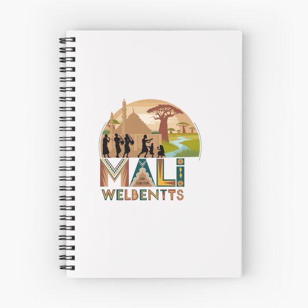 Item preview, Mali Welcomes Flag Map Timbuktu, Bamako, Niger River designed and sold by AnimalsDH305.