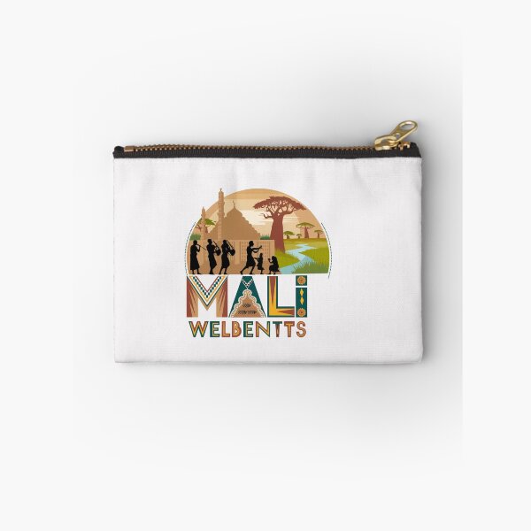 Item preview, Mali Welcomes Flag Map Timbuktu, Bamako, Niger River designed and sold by AnimalsDH305.
