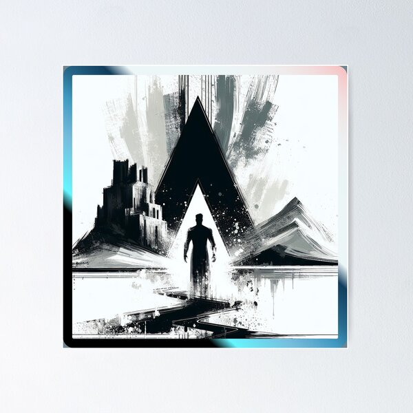 UFO triangle Poster