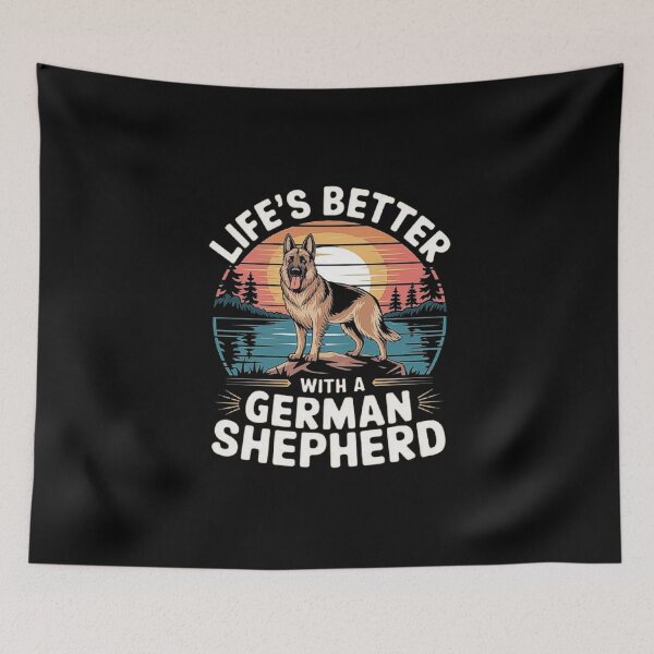 Item preview, Life’s Better with a German Shepherd - Dog Lover’s Favorite Design designed and sold by love3617.
