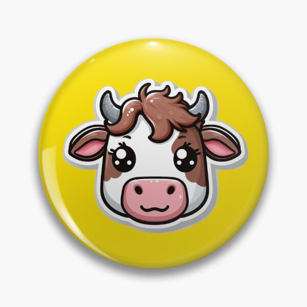 Item preview, Milking Shorthorn Cow Head  designed and sold by ArtistEmbrace.