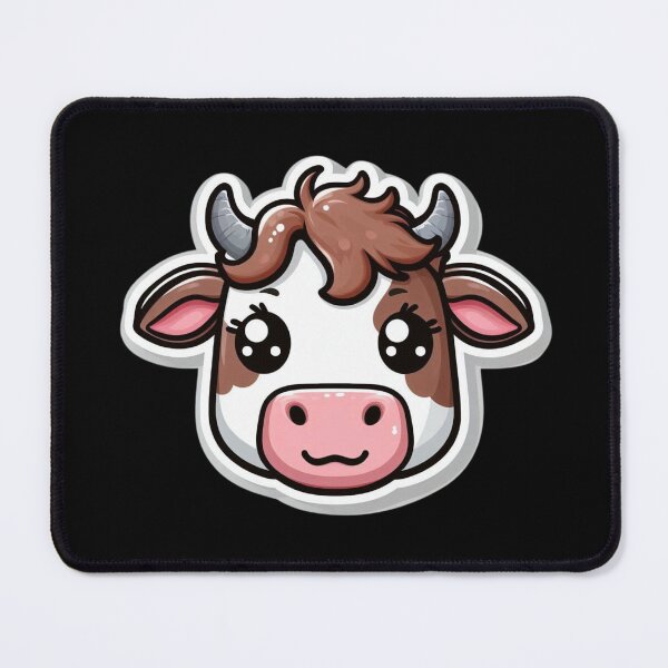 Item preview, Milking Shorthorn Cow Head designed and sold by ArtistEmbrace.