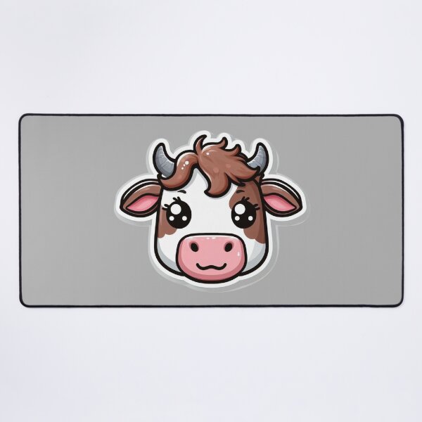 Item preview, Milking Shorthorn Cow Head  designed and sold by ArtistEmbrace.